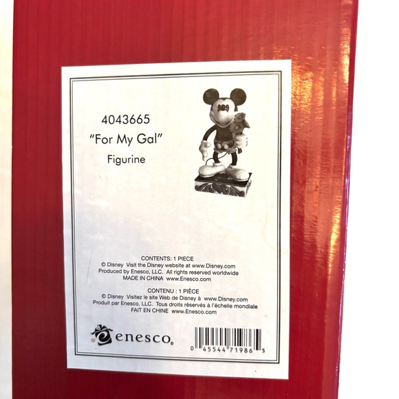 NWT Jim Shore Disney Traditions Mickey Mouse Figurine “ For My Gal” NEW IN BOX - Picture 14 of 16